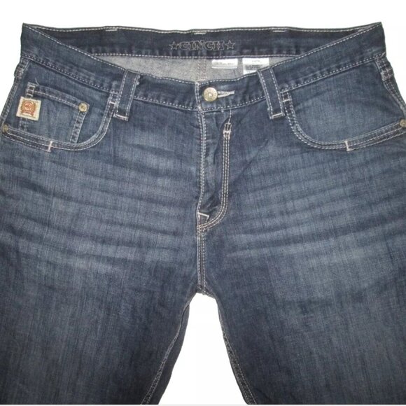 Cinch Carter 2.4 Relaxed Boot Stretch Jeans Men's Tag Size 35x32 - Picture 5 of 6